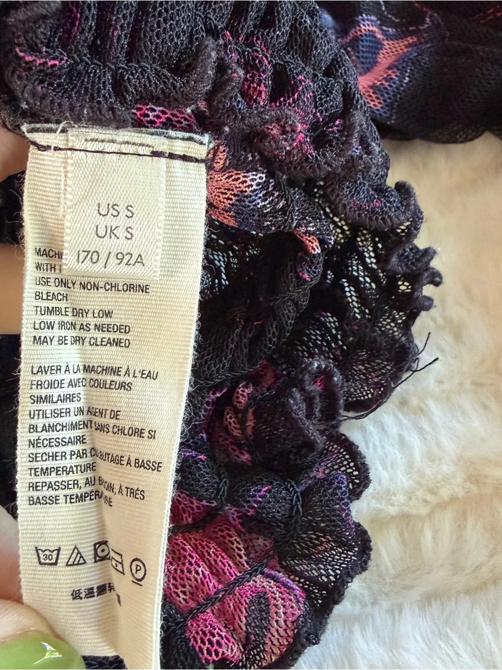 Free People sheer black